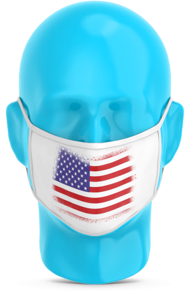 Maske USA Flagge